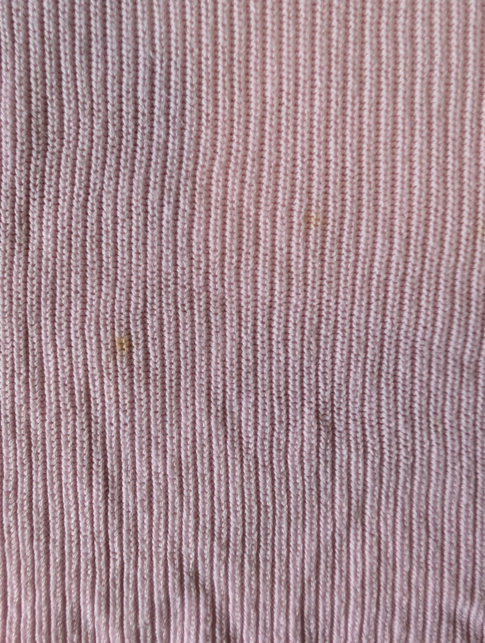 LOFT Pink Strappy Back Bell Sleeve Ribbed Knit Cotton Silk Blend Sweater Size M - Picture 7 of 12